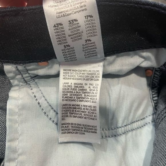 MOTHER Women's Straight Leg Jeans - Dark Blue - Picture 11 of 14